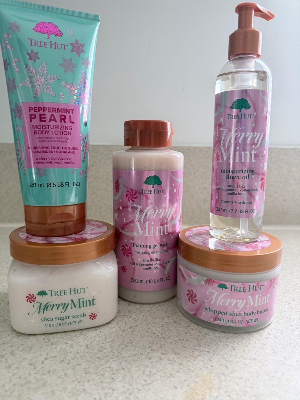 Merry Mint Moisturizing Body Care - Pink